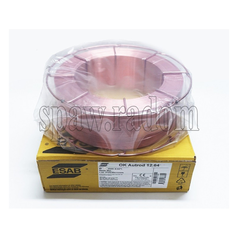 Drut do spawania SG3 OK AUTROD 12.64 0,8/15kg ESAB (ESAB6414)