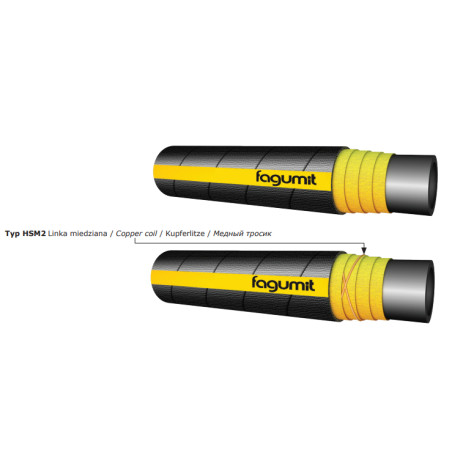 Wąż do piaskowania i śrutowania o podwyższonej ścieralności FAGUMIT HSM 1