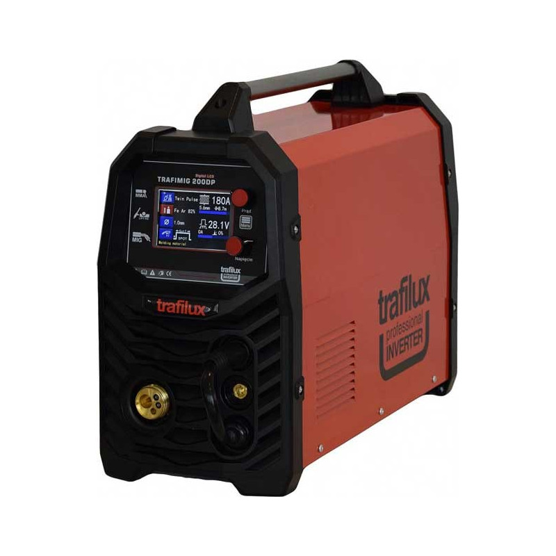 200A TRAFIMIG 200 DP LCD SYNERGIA (Lutospawanie) TRAFILUX (T0549) + zestawy