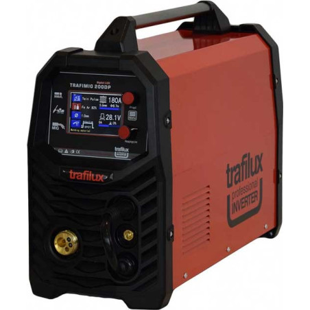 200A TRAFIMIG 200 DP LCD SYNERGIA (Lutospawanie) TRAFILUX (T0549) + zestawy