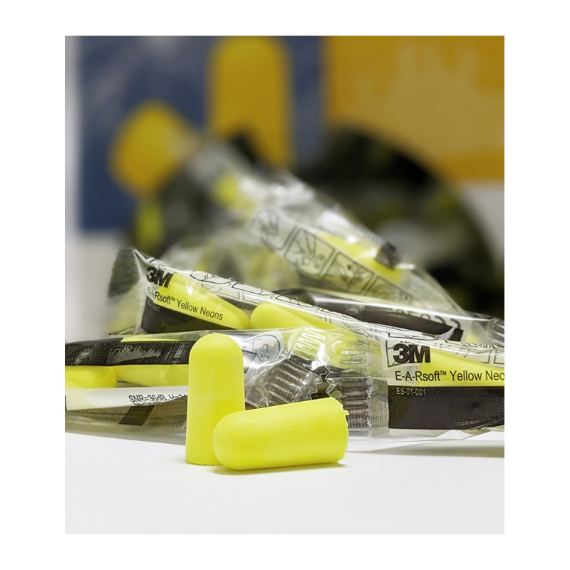 Zatyczki stopery do uszu przeciwhałasowe 3M E-A-Rsoft (3M0381)