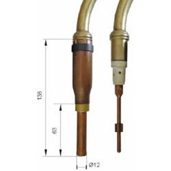 Zestaw do spawania w wąskich szczelinach fi 1,0 (B6000) BINZEL