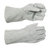 Rękawice spawalnicze XL szary model ekonomiczny z chowanym kciukiem z podszewką bawełnianą (W6352)