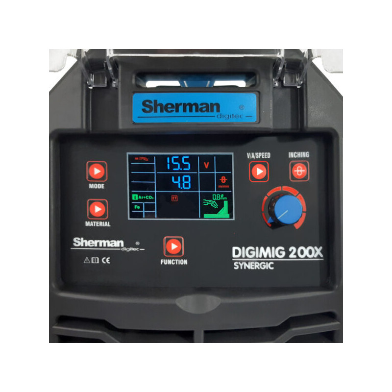 200A DIGIMIG 200X Synergic 230V SHERMAN (TEC8749) + zestawy