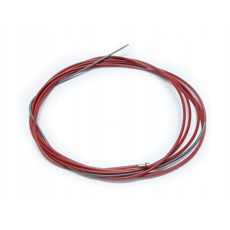 Wkład stalowy powlekany czerwony (do drutu 1,0-1,2) dł. 3m (IM0243)