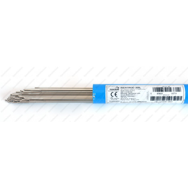 Drut spawalniczy INERTROD 308L 3,2 x 1000 /5kg OERLIKON (ALWP2309) (cena za 1kg)