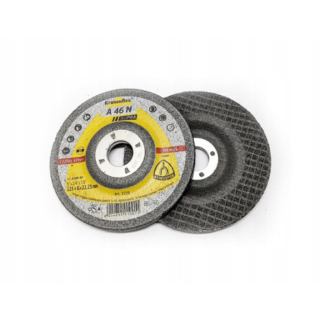 Tarcza do szlifowania aluminium A46N Supra 125x6,0x22 KLINGSPOR (K0004)