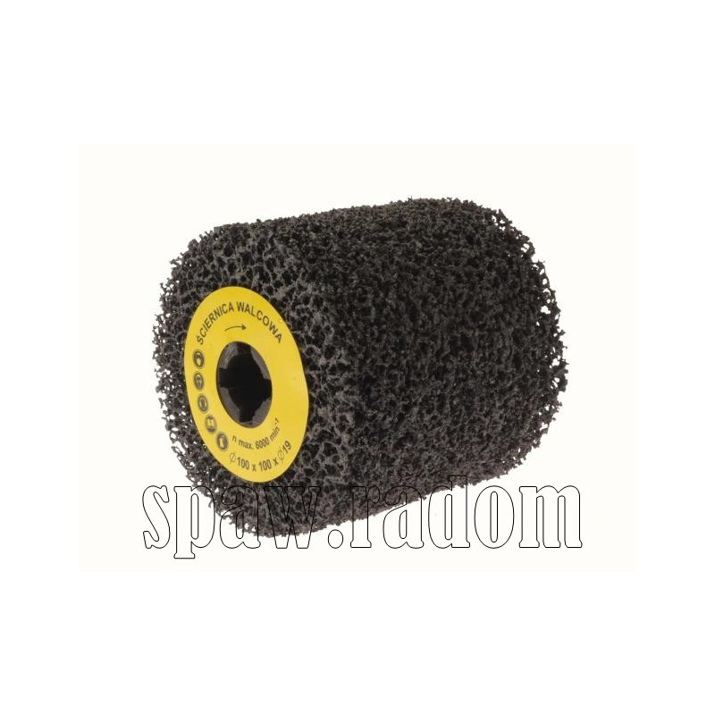 Ściernica walcowa z włókniny twardej do satyniarki fi 100x100x19 extra coarse (IM0952)