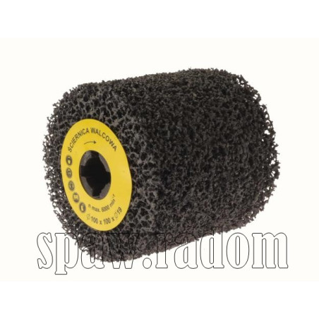 Ściernica walcowa z włókniny twardej do satyniarki fi 100x100x19 extra coarse (IM0952)