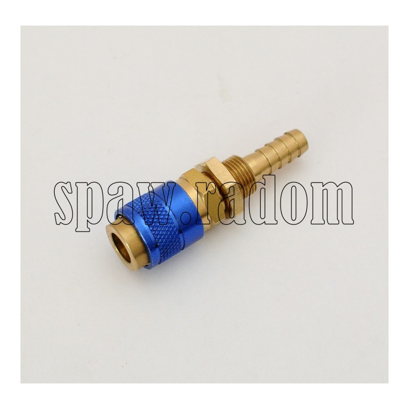 Gniazdo szybkozłącza TYP21 do przegrody na wąż 8mm kolor niebieski (NV9857)