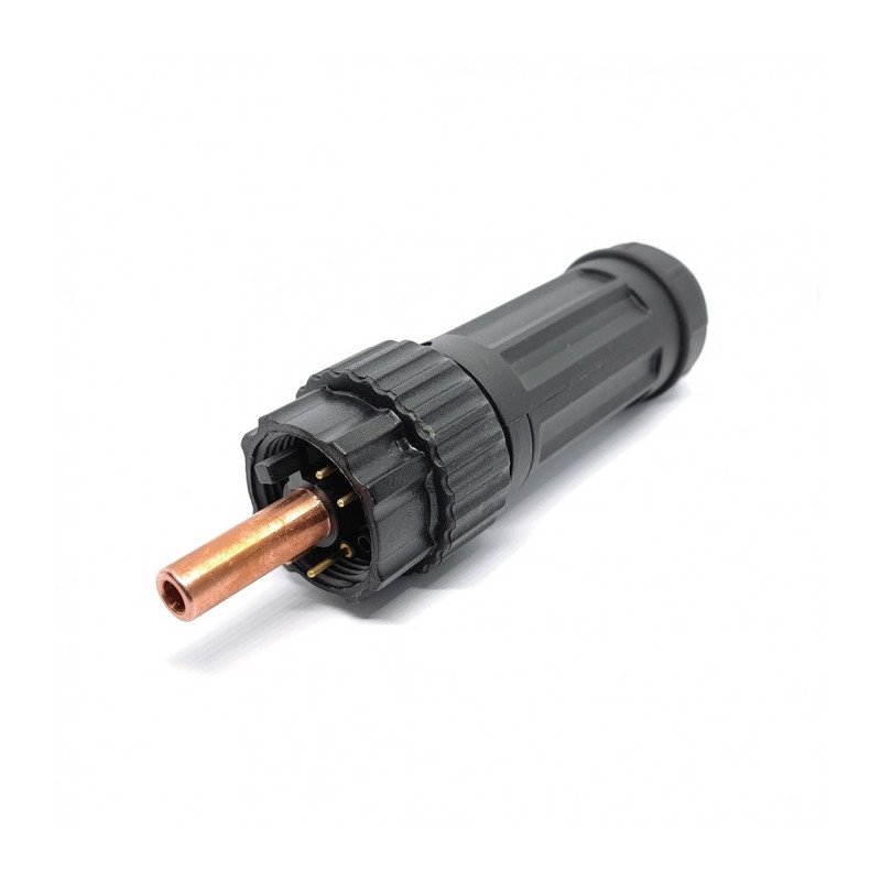 Wtyk Euro do uchwytów TIG oraz uchwytów do cięcia plazmą gaz 1/4 kpl (PL0416)