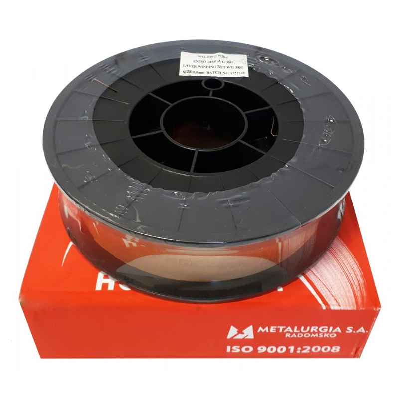Drut do spawania SG2 0,6/5kg HOT WELD M METALURGIA (M0072)