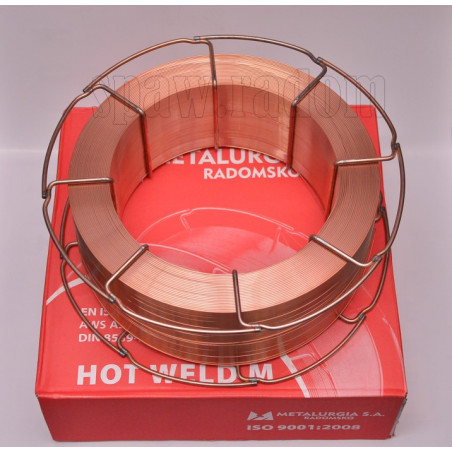 Drut do spawania SG2 0,8/15kg HOT WELD M METALURGIA (M0074)