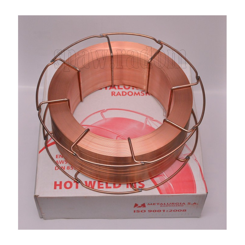 Drut do spawania SG3 0,8/15kg HOT WELD MS METALURGIA (M0080)