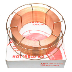 Drut do spawania SG3 1,0/15kg HOT WELD MS METALURGIA (M0081)