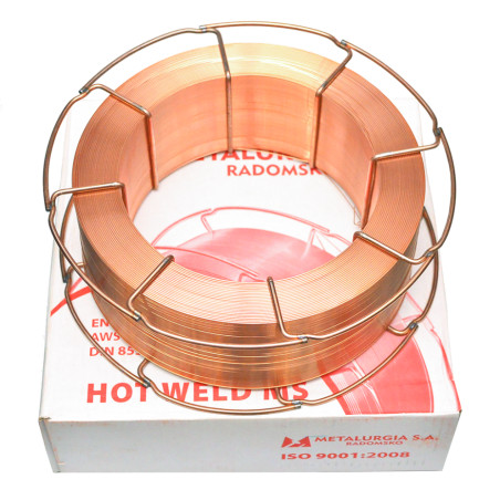 Drut do spawania SG3 1,0/15kg HOT WELD MS METALURGIA (M0081)